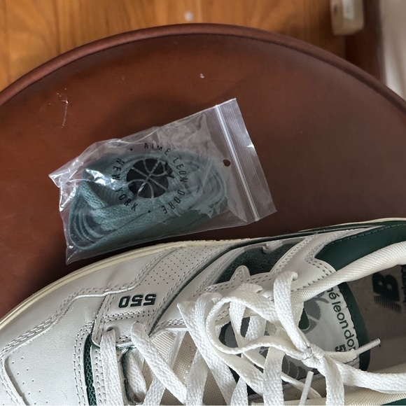 Aimee Leon Dore New Balance 550 Green/Cream - Picture 6 of 10